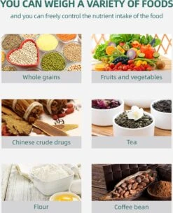 Smart Nutrition Scale - Keukenweegschaal - Digitaal & Bluetooth - APP Voor Android En IOS - Maximum Capaciteit 5 KG -Merkloos Winkel 976x1200 2