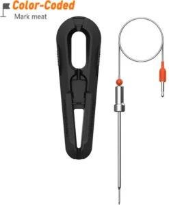 AidMax Vleesthermometer Met Optie Tot 6 Sondes – Bluetooth Met App – Digitale Kernthermomter – Thermometer Geschikt Voor BBQ, Oven & Grill – Incl. Batterijen - Geleverd Met 2 Sondes -Merkloos Winkel 990x1200 1