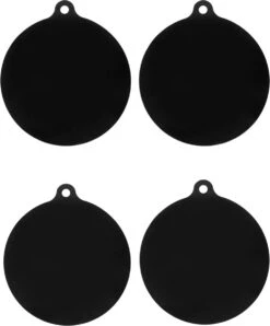 JCG Goods - Inductie Beschermer - Afdekplaat Voor Kookplaat - Inductie Matjes Rond - 4 Stuks Rond - Antislip