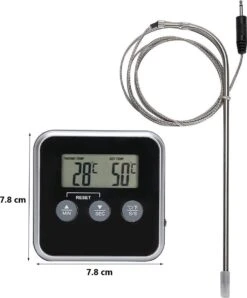 Auctic® DT-1000 - Vleesthermometer – BBQ Accesoires – Oventhermometer – BBQ Thermometer – Kernthermometer -Merkloos Winkel 994x1200 5